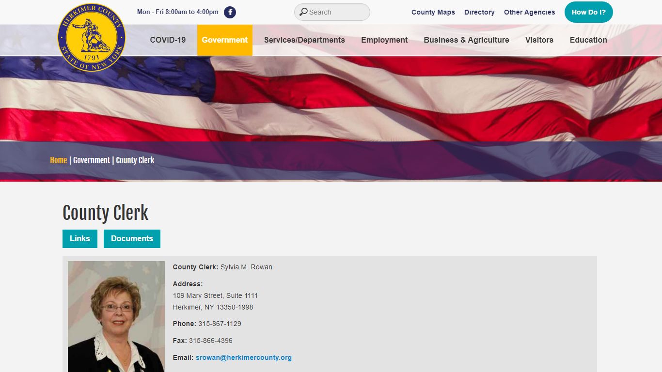 County Clerk, Official Documents, DMV | Herkimer County NY