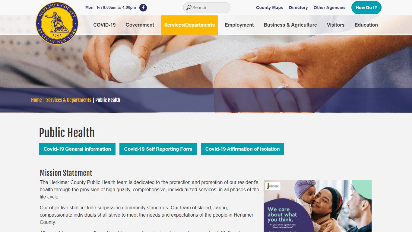 Public Health | Herkimer County NY